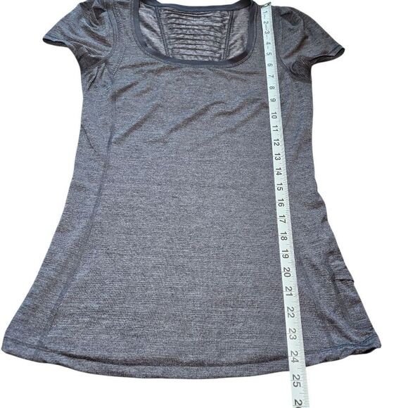 Lululemon Back On Track Short Sleeve Tech - Coal - Picture 8 of 9